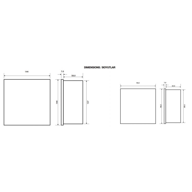 Контроллер реактивной мощности RAPIDUS 111 (12 ступеней, RS-485, LCD), Klemsan