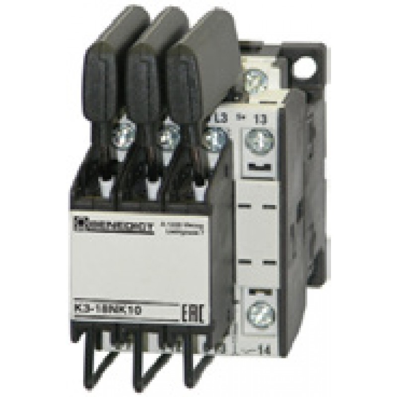 K3-18NK01 - Контактор для коммутации конденсаторов до 12.5 кВАр, 230 В, 1 NC, Benedict