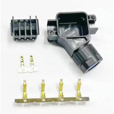 ACS3-AFPWSS00 - Силовой коннектор питания сервомотора, IP67, для фланцев F40–F80 для ASD-B3, Delta