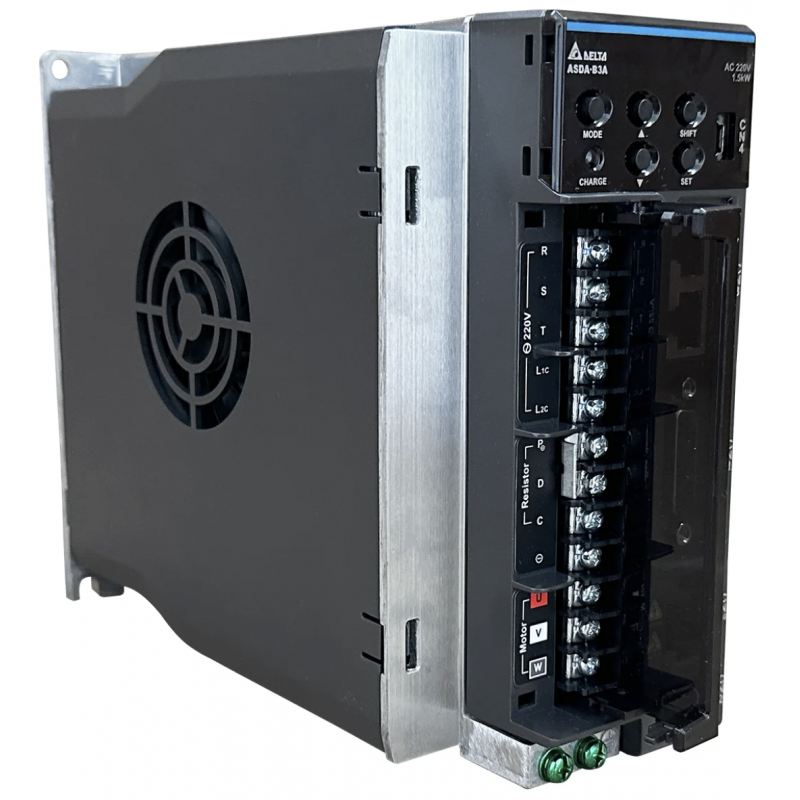 ASD-B3A-1521-M - Блок управления серводвигателя 1.5 кВт, 220 В, PT-Mode Pulse Input, PR-Mode, RS-485, Analog Voltage Control, CANopen, STO, серия ASD-B3, Delta