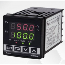 DTA4848R0 - Температурний контролер з релейным выходом, 100-240 В AC. 48х48, IP65, Delta