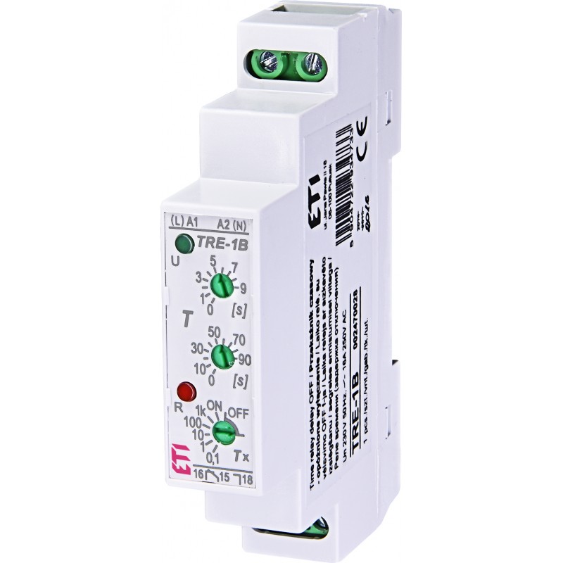 2470028 - Реле TRE-1B задержки выключения до 27.5 час, 230В АС, ETI