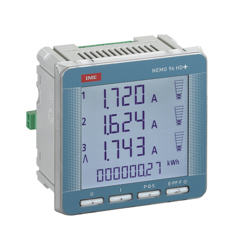 MF96021A - Анализатор сети Nemo 96 HD+, 1/5A, 80–500 В AC / Aux 110–300 В DC, для LV/MV мереж, IME MF96021A - Анализатор сети Nemo 96 HD+, 1/5A, 80–500 В AC / Aux 110–300 В DC, для LV/MV мереж, IME
