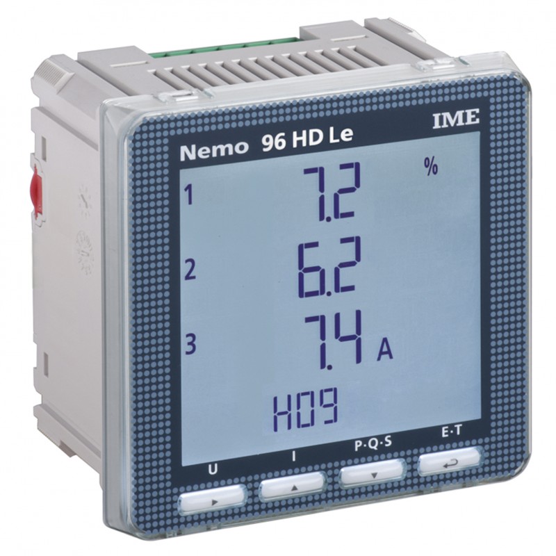 MF96421 - Анализатор сети Nemo 96 HDLE+, 1/5A, 80–500 В AC / Aux 110–300 В DC, ModBus RTU/TCP, IME MF96421 - Анализатор сети Nemo 96 HDLE+, 1/5A, 80–500 В AC / Aux 110–300 В DC, ModBus RTU/TCP, IME