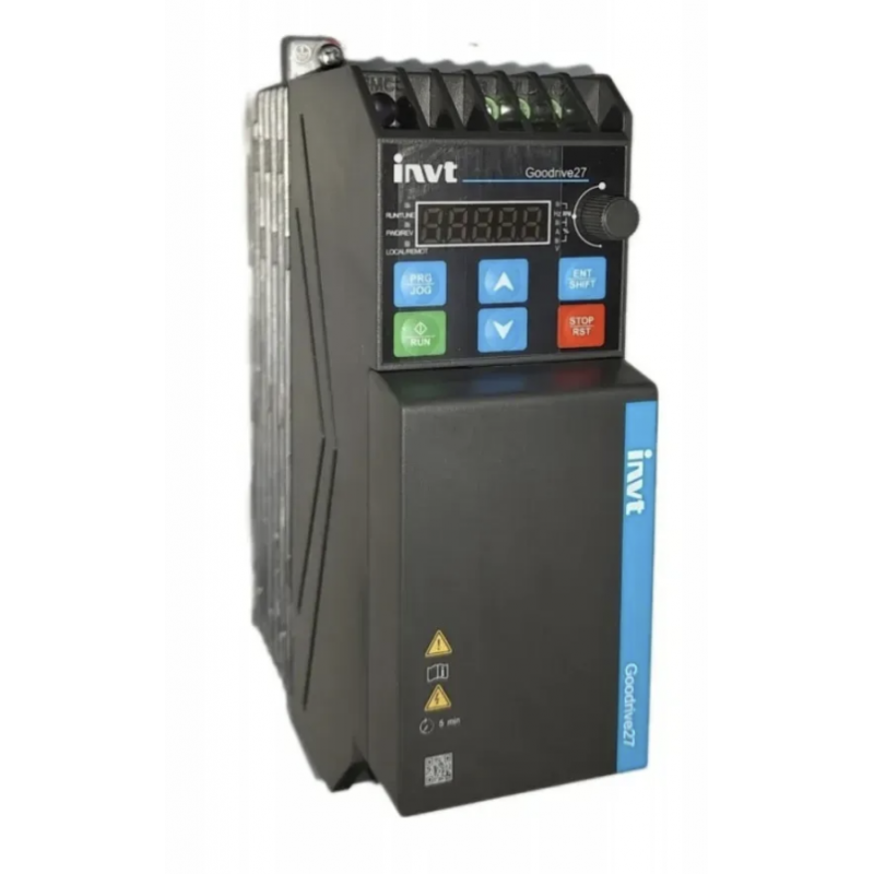 GD27-1R5G-S2-В - Частотный преобразователь 1.5 кВт, 1Ф/220В → 3Ф/220В, серия GD27, INVT