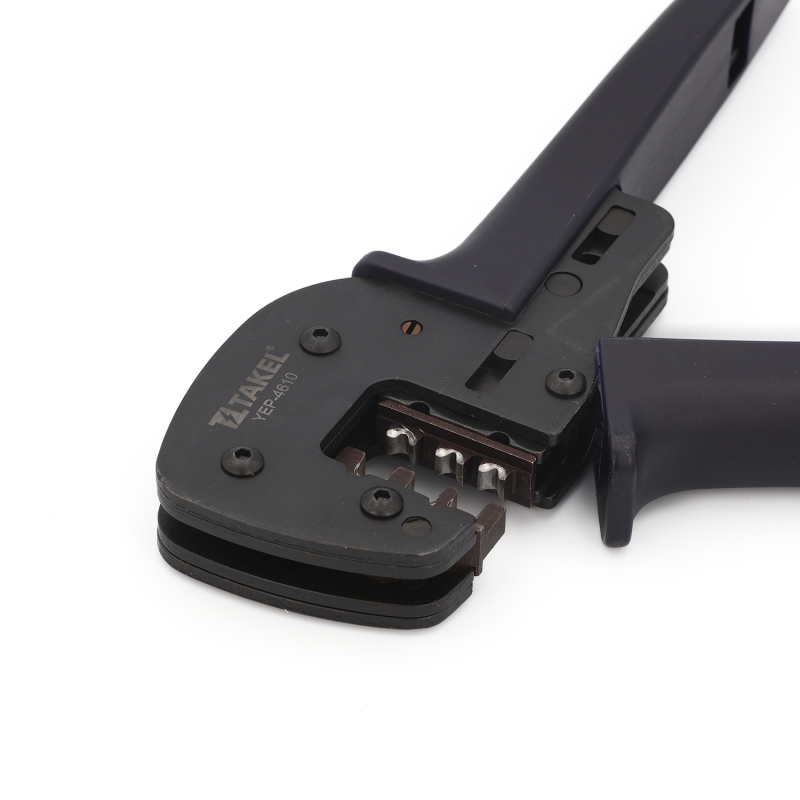 Клещи YEP-4610 для конекторов МС-4 + разрезных наконечников (DJ) 4-10 мм2, TAKEL(504074)