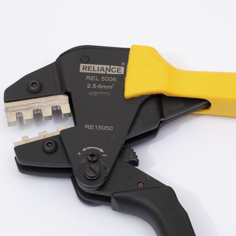 RE15050 - Клещи REL 4506 для  конекторов МС-4 + разрезных наконечников (DJ) 2.5-6 мм2, RELIANCE