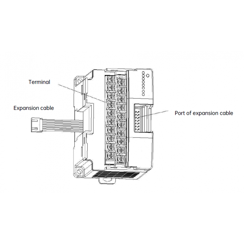 MC100-0800ENN - Модуль дискретных входов 8DI для MC100, Megmeet