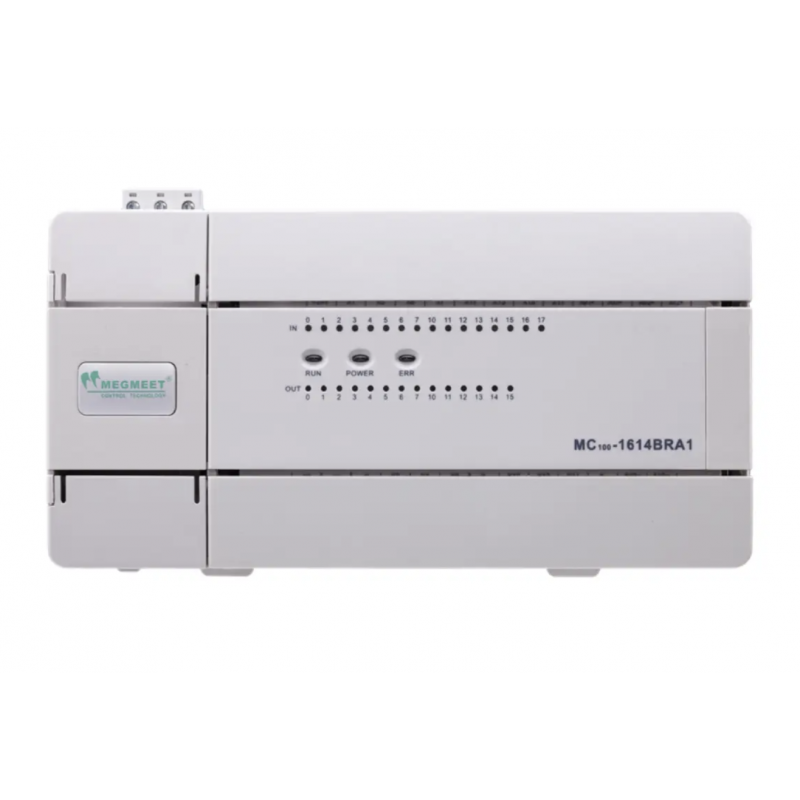 MC100-3624BRA - Процессорный модуль MC100, 36DI/24DO (Relay), 85-264V AC, RS-232 и RS-485/232, Megmeet 