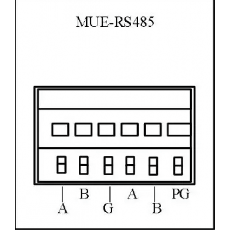 MUE-RS485 - Картридж 1 RS485 для MU200, Megmeet