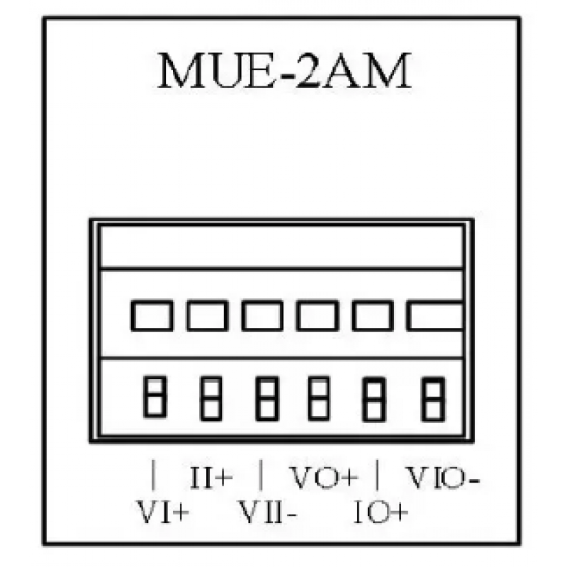 MUE-2AM - Картридж аналоговых входов/выходов 1АI/1AO для MU200, Megmeet