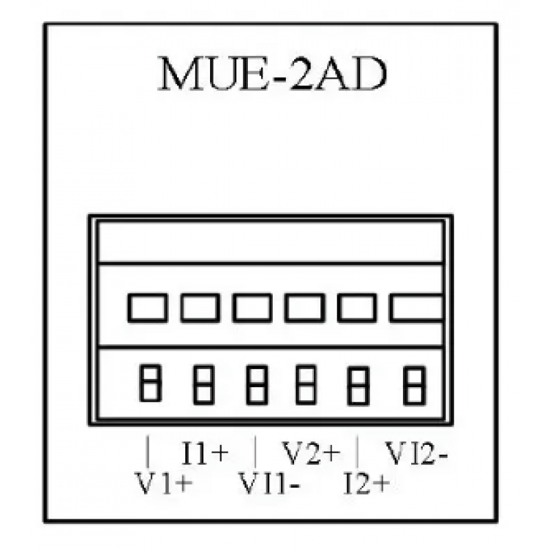 MUE-2AD - Картридж аналоговых входов 2AІ для MU200, Megmeet