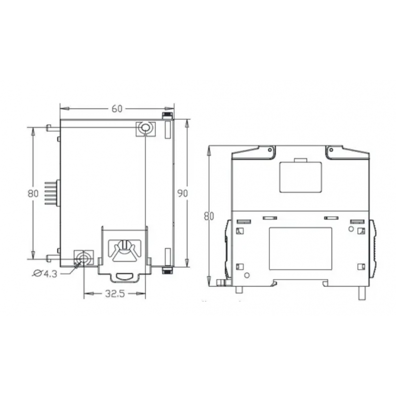 MU200-8TC - Модуль 8 температурных входов 8АІ для MU200, Megmeet