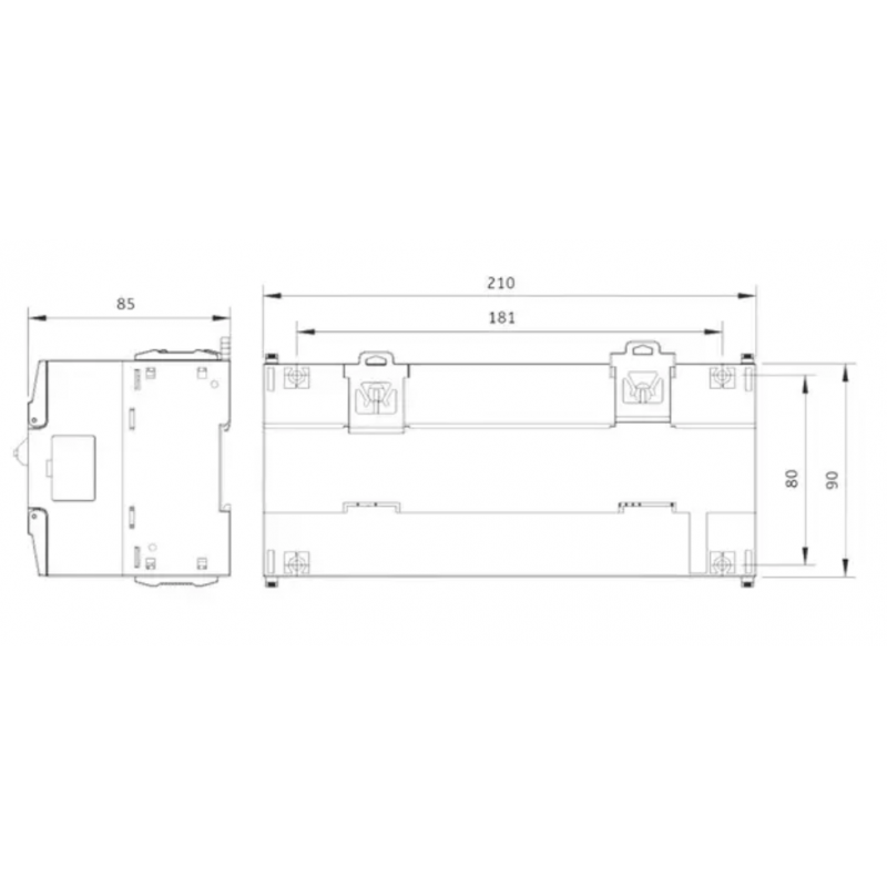 MU200-3232BTA - Процессорный модуль MU200 32DI/32DO (Transistor), 100-240V AC, RS-232 и RS-485, USB, Ethernet, Megmeet 