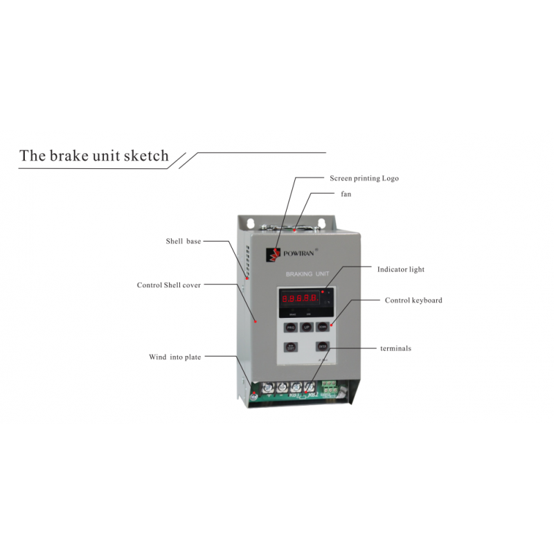 PB200-050-3 - Тормозной модуль Powtran PB200, 30…45 кВт