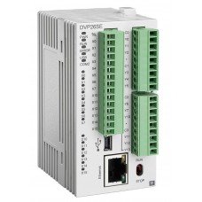 (DVP26SE11R) Базовый модуль серии DVP-SE, Uпит=24В DC, 26 ВХ/ВЫХ РЕЛЕ, 2xRS-485 Ethernet, Delta Electronics