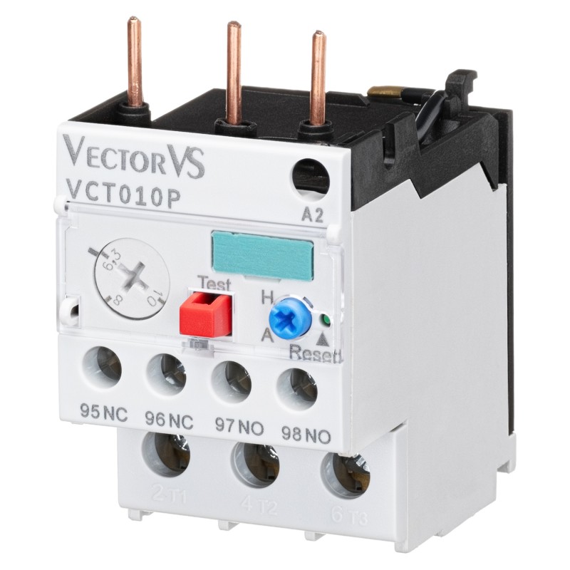 Тепловое реле VCT для контакторов VCN 9-40, Ir-7.2-10 А, Vector (Rade Končar) (VCT010P)