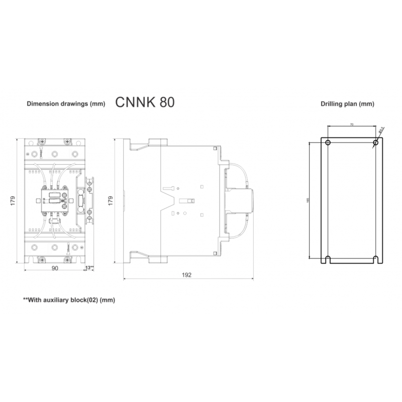 VSK 80 - Контактор для коммутации конденсаторов до 80 кВАр, 230 В, 1 NO , RADE KONCAR