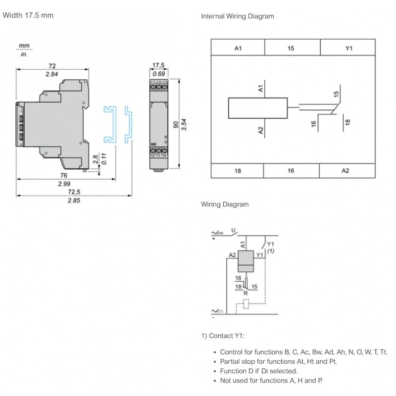 RE17RMMU - Реле времени многофункциональное до 10 днів, 24-240В АС; 24В DC, Schneider Electric