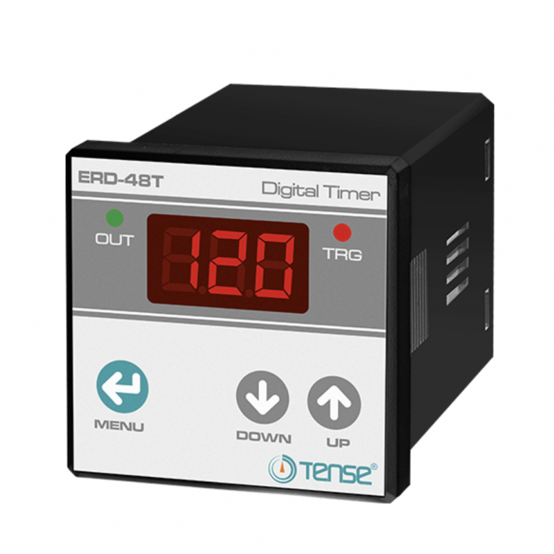 ERD-48T – Таймер задержки на вкл/выкл с тригером, 5А, 220В АС; 24В AC/DC, 48х48, TENSE
