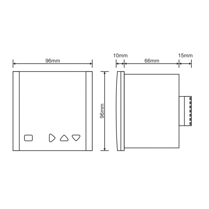 ERD-96M – Многофункциональный таймер, 2 Rel, TENSE