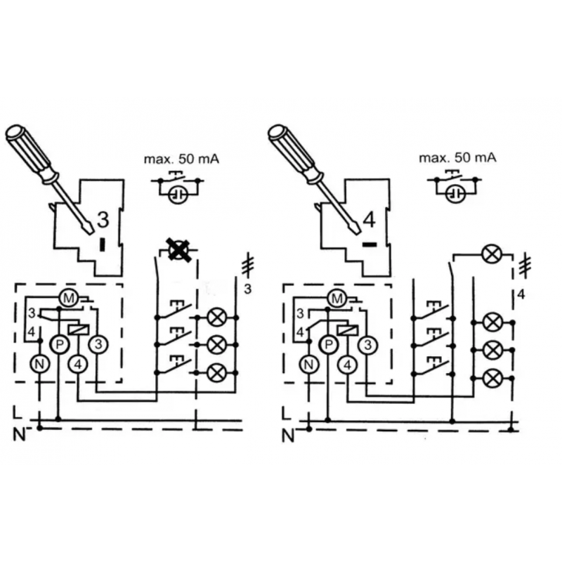 ALST8 – Таймер лестничного освещения, 16А, 220 В АС, ALION