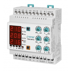 Реле управления погружным насосом (5A-250A) с защитой от сухого хода и перегрузки, Tense (TDK-24YU)