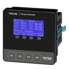 Цифровое 3-х фазное реле управления насосом со встроенными трансформаторами тока (до 250А) и защитой от сухого хода, Tense (TDK-96)