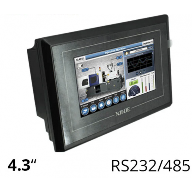 TG465-MT - Панель оператора 4.3', 480×272, RS-232/485, USB-B. Touchwin