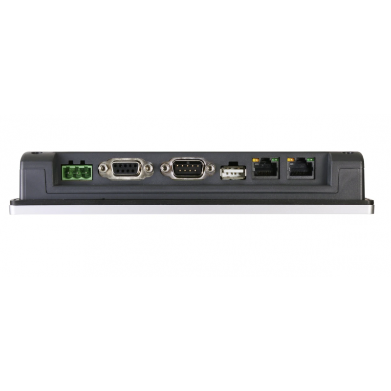 cMT3072XH2 - Панель оператора 7'', TFT LCD, 1024x600, 1GB RAM, 3 COM (RS-232/485), USB, 2*Ethernet, 24V DC. IP65. Weintek