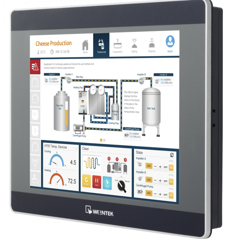 cMT-iV6 - Панель оператора Cloud HMI, 9.7'', TFT LCD, 1024x768, CPU, 1GB RAM, Ethernet, 24V DC. IP65. Weintek
