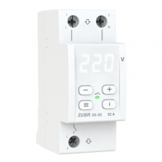 ZUBR D2-32 - Однофазное реле контроля напряжения 32 А, 120-280 В АС, + термозащита, ZUBR
