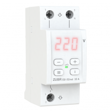 ZUBR D2-32 red - Однофазное реле контроля напряжения 32 А, 120-280 В АС, + термозащита, ZUBR