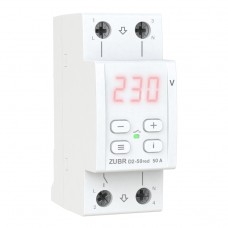 ZUBR D2-50 red - Однофазное реле контроля напряжения 50 А, 120-280 В АС, + термозащита, ZUBR