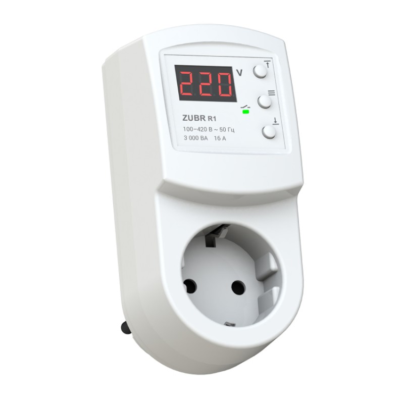 ZUBR R116Y - Однофазное реле контроля напряжения 16 А, 120-280 В АС, ZUBR