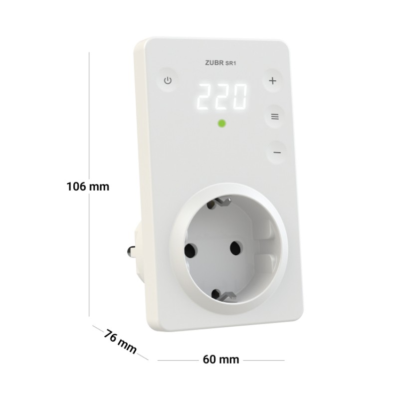 ZUBR SR1 - Однофазное реле контроля напряжения 16 А, 120-280 В АС, ZUBR