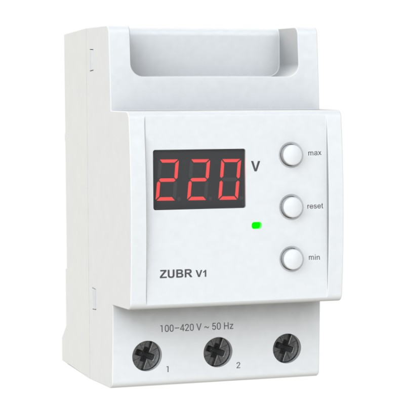 ZUBR V1– Однофазный вольтметр 100-420 В AC, ZUBR