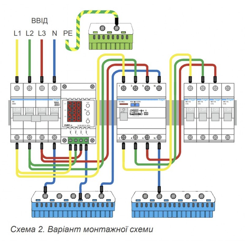 ZUBR V3 – Трехфазный вольтметр 100-420 В AC, ZUBR