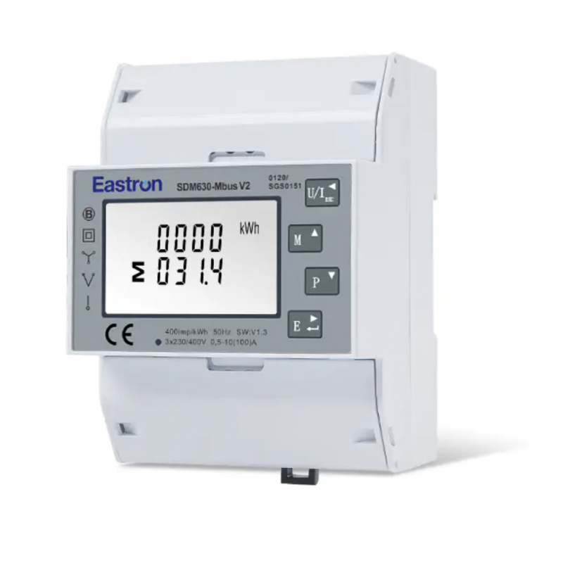 SDM630-Mbus V2 – Трехфазный анализатор сети 100 А, класс 1, RS485 Mbus, Eastron SDM630-Mbus V2 – Трехфазный анализатор сети 100 А, класс 1, RS485 Mbus, Eastron
