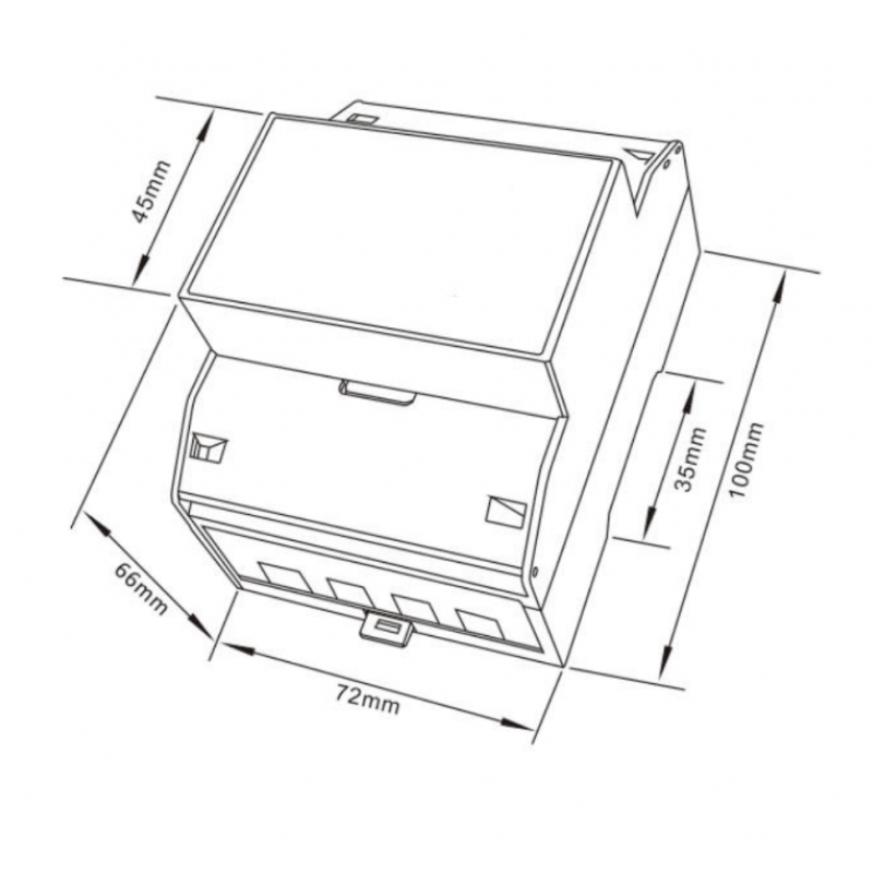 SDM630-Mbus V2 – Трехфазный анализатор сети 100 А, класс 1, RS485 Mbus, Eastron