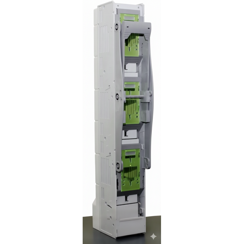 FVS400 - Вертикальный блок рубильник на панель 3P Ie-400 A, NH-2, М10, FEDERAL ELECTRIC