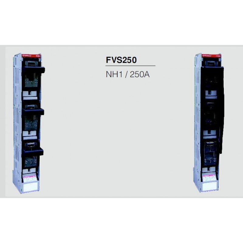 FVS250 - Вертикальный блок рубильник на панель 3P Ie-250 A, NH-1, М10, FEDERAL ELECTRIC