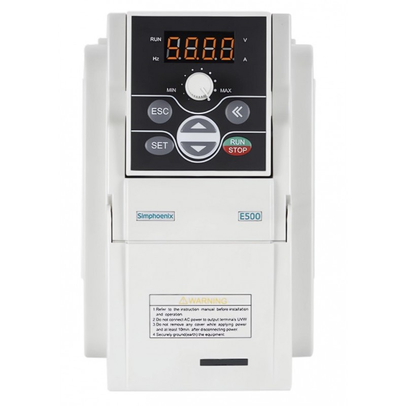 (E500-4T0015B) Преобразователь частоты SIMPHOENIX E500, P=1.5 кВт, Uвх=3Фх380В/Uвых=3Фх380В (E500-4T0015B) Преобразователь частоты SIMPHOENIX E500, P=1.5 кВт, Uвх=3Фх380В/Uвых=3Фх380В