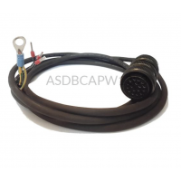 ASDBCAPW1305 - Моторный кабель 5 м ( мотор UVW) для двигателя с фланцем 100 и 130 мм, для сервоприводов ASDA-B2, Delta
