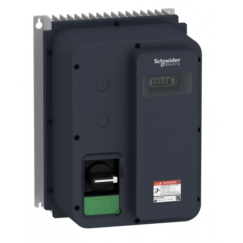 ATV320U11M2WS - Частотный преобразователь 1.1 кВт, 1Ф/220В→3Ф/220В, серия Altivar 320, IP65, Schneider Electric