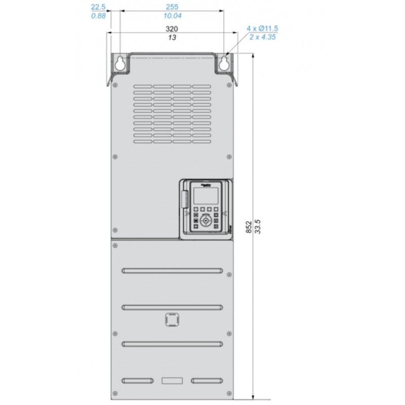 (ATV930C13N4C) Преобразователь частоты Schneider Electric. Altivar 930, P=132 кВт, Uвх=3Фх380В/Uвых=3Фх380В