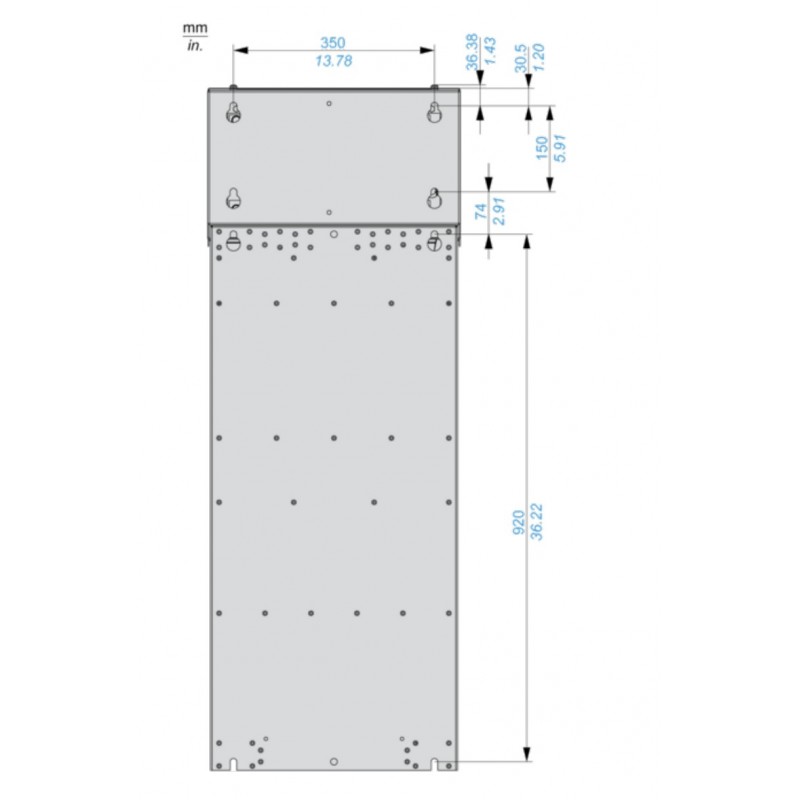 (ATV930C31N4C) Преобразователь частоты Schneider Electric. Altivar 930, P=315 кВт, Uвх=3Фх380В/Uвых=3Фх380В