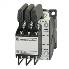 K3-18NK01 - Контактор для коммутации конденсаторов до 12.5 кВАр, 230 В, 1 NC, Benedict