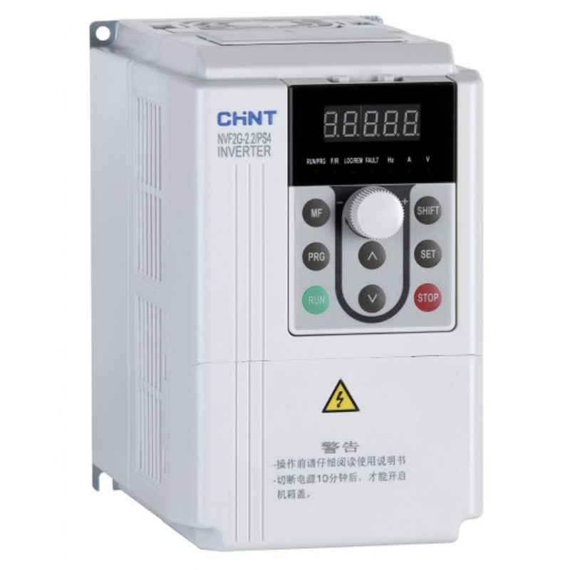 (639051) Преобразователь частоты CHINT. NVF2G TS4, P=5.5 кВт, Uвх=3Фх380В/Uвых=3Фх380В (639051) Преобразователь частоты CHINT. NVF2G TS4, P=5.5 кВт, Uвх=3Фх380В/Uвых=3Фх380В