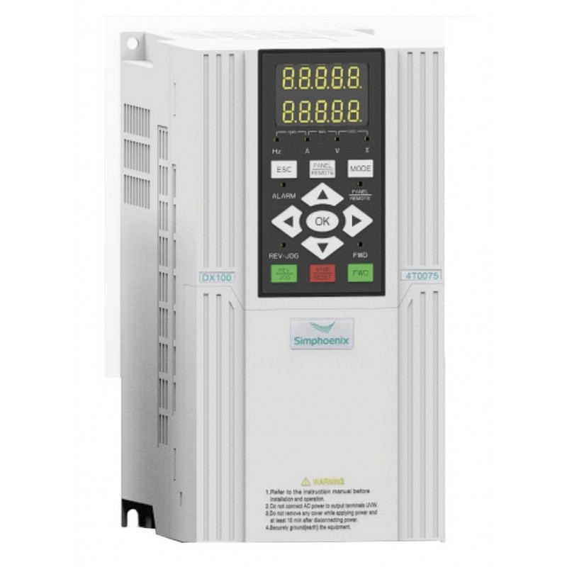 (DX100-4T0030Q) Преобразователь частоты SIMPHOENIX DX100, P=3 кВт, Uвх=3Фх380В/Uвых=3Фх380В (DX100-4T0030Q) Преобразователь частоты SIMPHOENIX DX100, P=3 кВт, Uвх=3Фх380В/Uвых=3Фх380В
